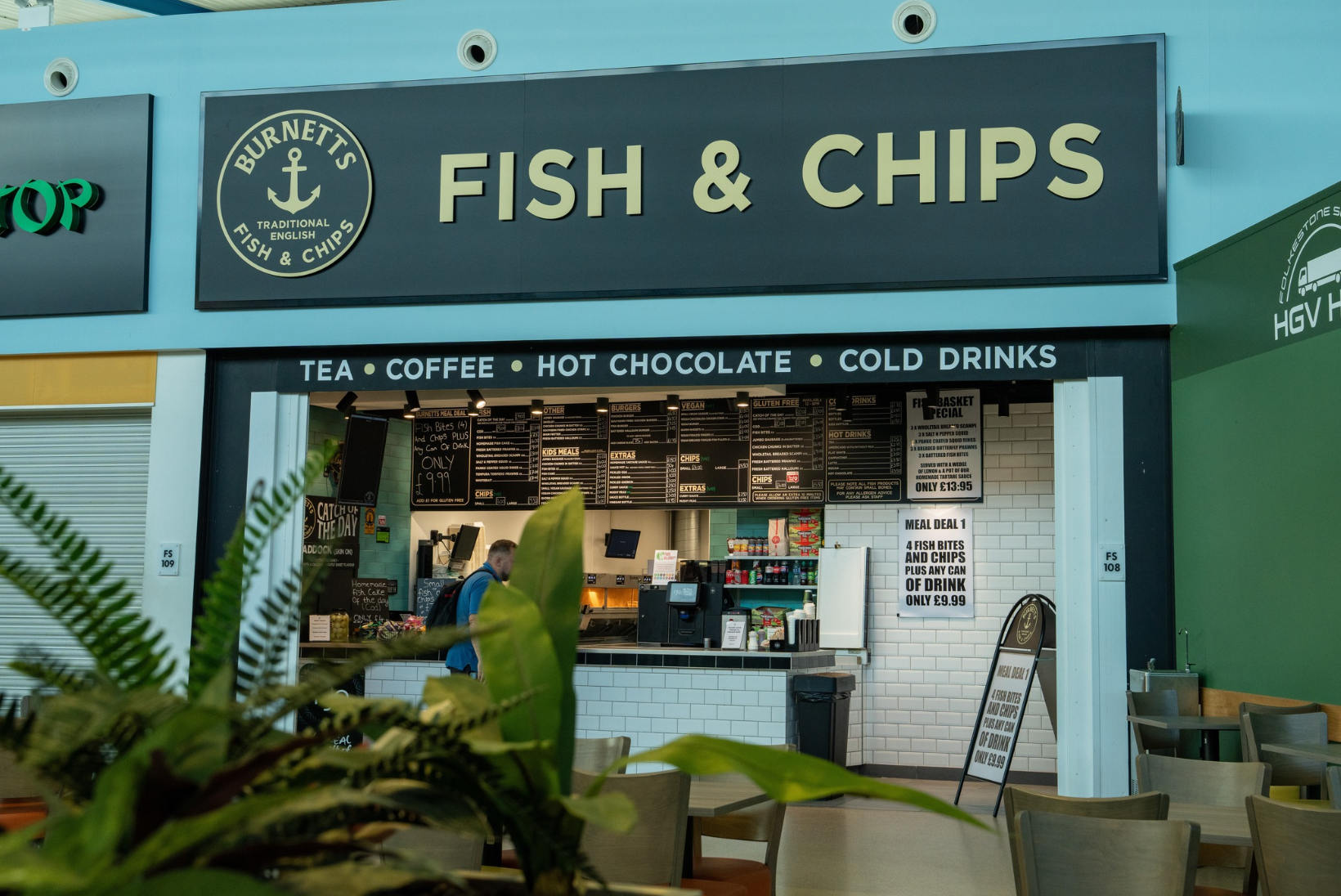 Burnett's fish and chips